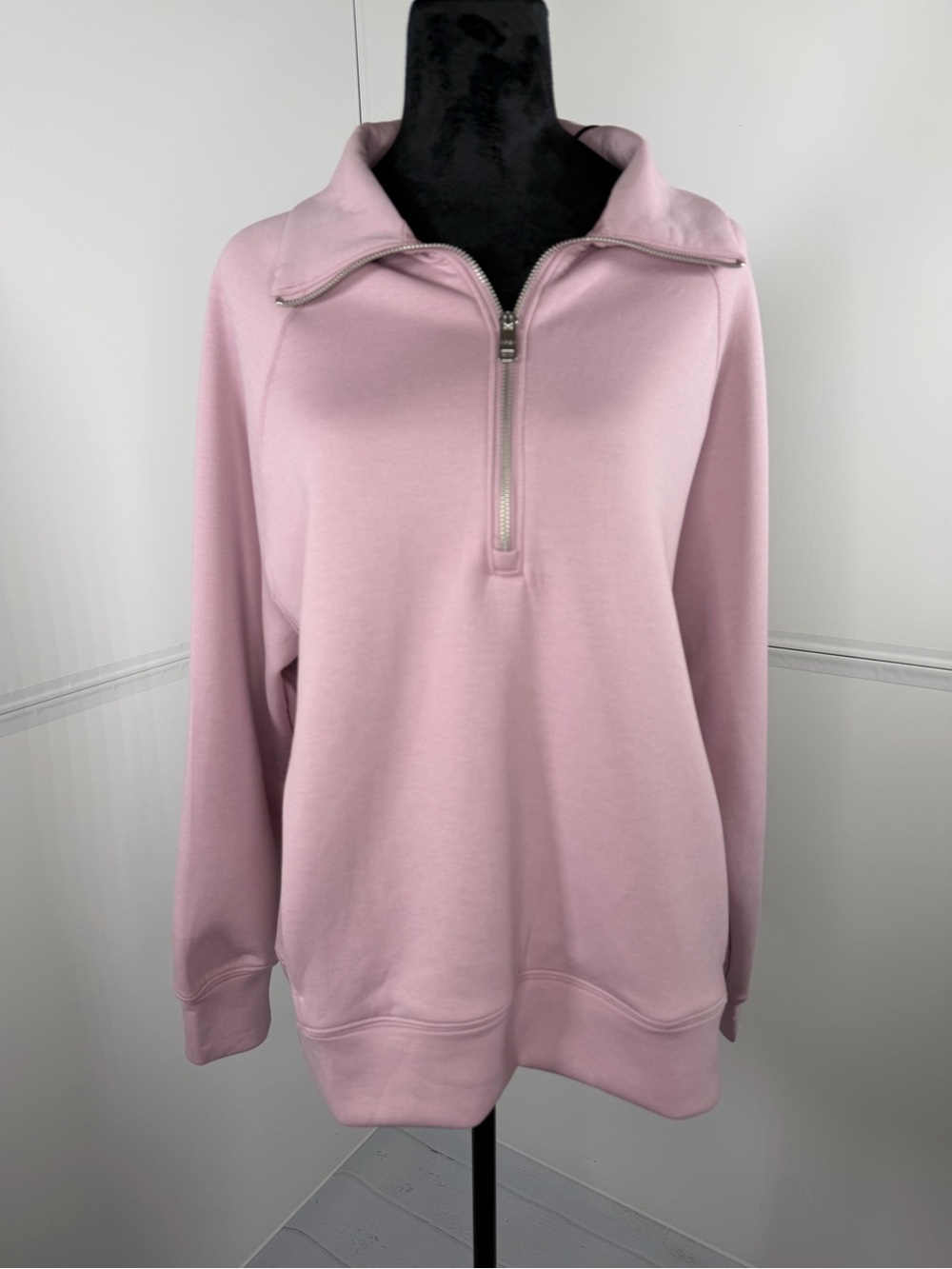 NWT Abercrombie YPB neoKNIT Quarter Zip Pullover Sweatshirt Size Small